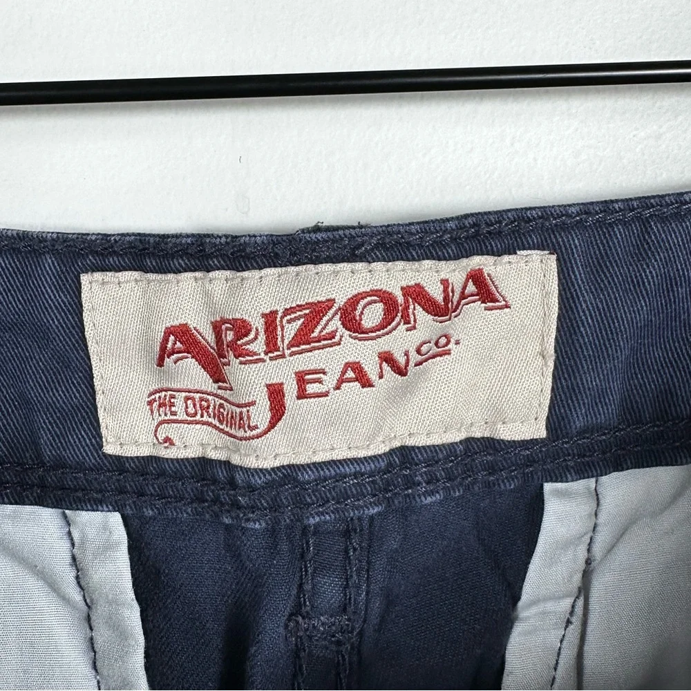 Arizona Chino Shorts Men’s 29 Blue‎ Casual Flat Front Shorts